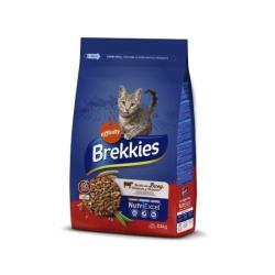 BREKKIES CAT RECETA CON BUEY 15 KG.